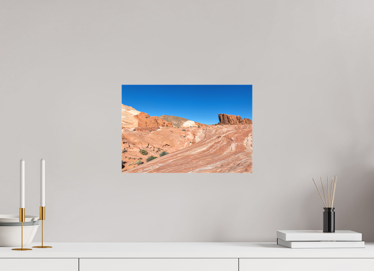 15 x 10″, Matte Canvas on Stretcher Frame Sandstone Formation at Fire Wave Trail
