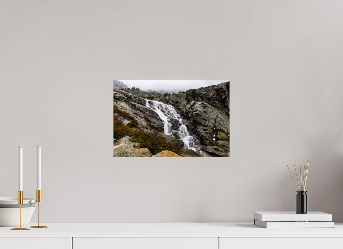 15 x 10″, ChromaLuxe HD Metal Print Tokopah Falls