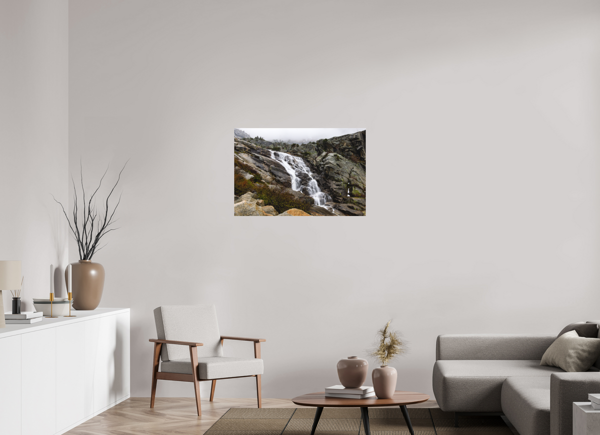 36 x 24″, Photo Print Under Matte Acrylic Glass Tokopah Falls