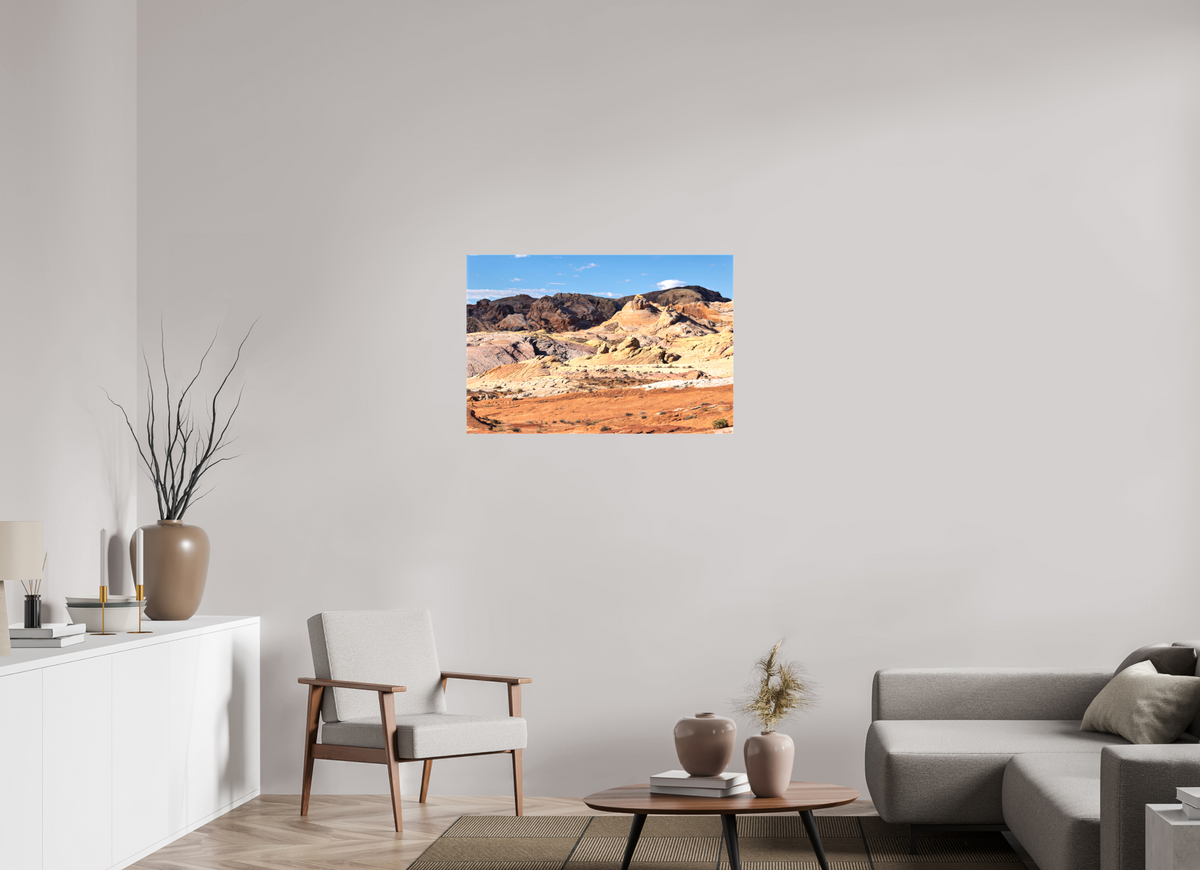 36 x 24″, Matte Canvas on Stretcher Frame Sandstone Formation at Fire Wave Trail