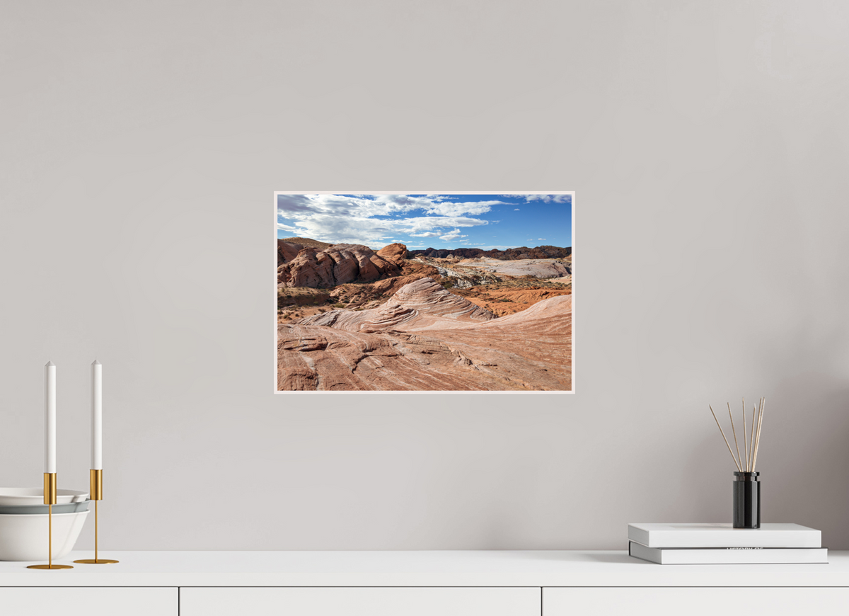 15 x 10″, Solid Wood Artbox Sandstone Formation at Fire Wave Trail
