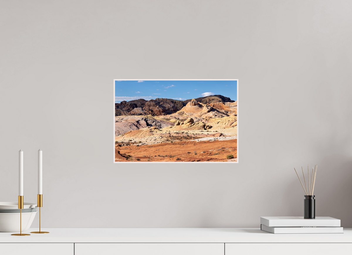 15 x 10″, Solid Wood Artbox Sandstone Formation at Fire Wave Trail