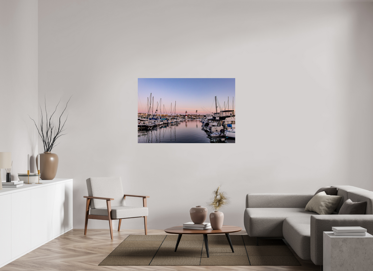 54 x 36″, Fine Art Print on Aluminum Dibond The Oceanside Harbor