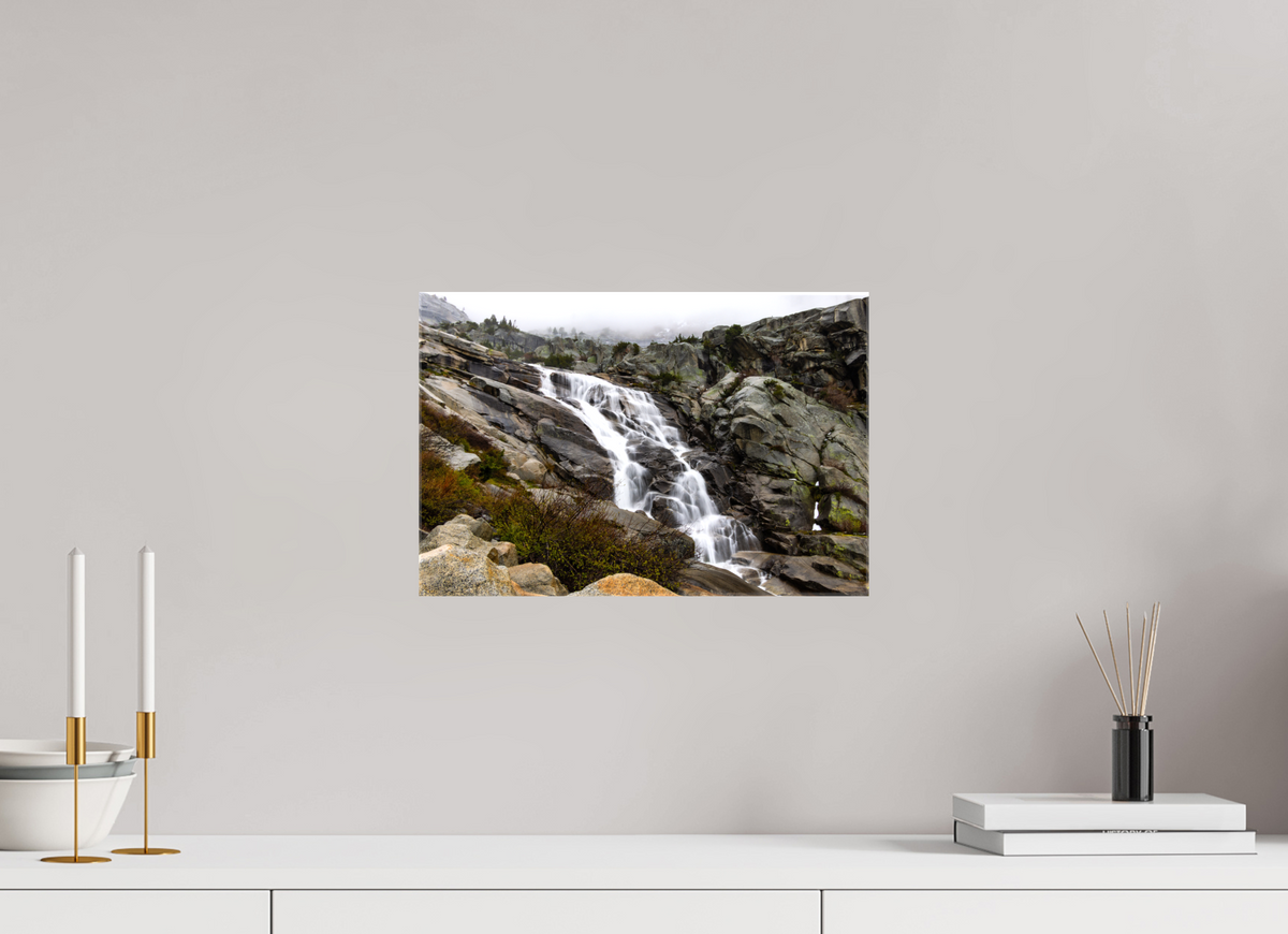 15 x 10″, Glossy Canvas on Stretcher Frame Tokopah Falls