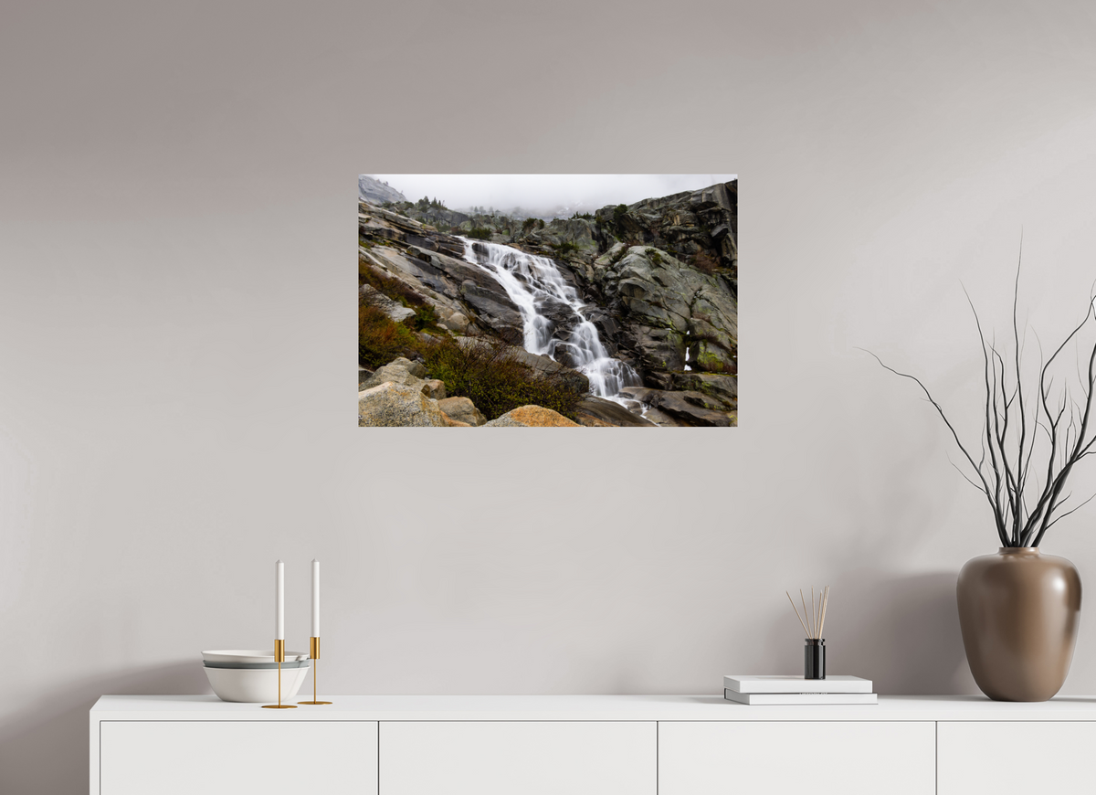 30 x 20″, Fine Art Print on Aluminum Dibond Tokopah Falls