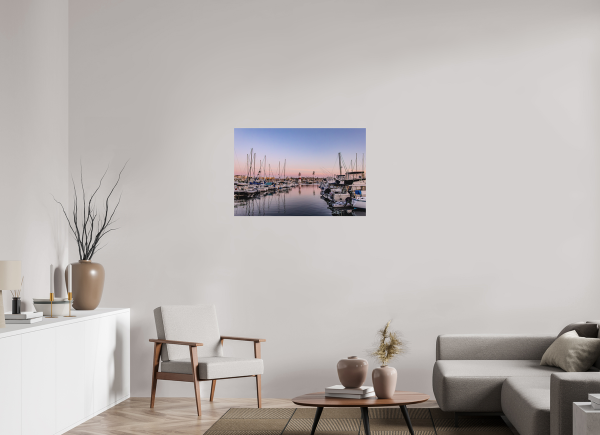 36 x 24″, Direct Print on Aluminum Dibond The Oceanside Harbor