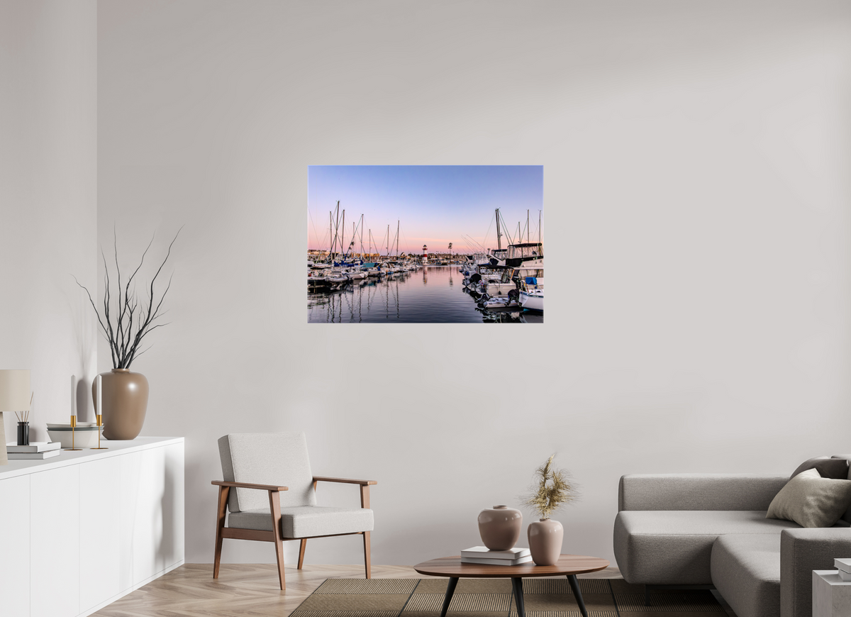 45 x 30″, Glossy Canvas on Stretcher Frame The Oceanside Harbor