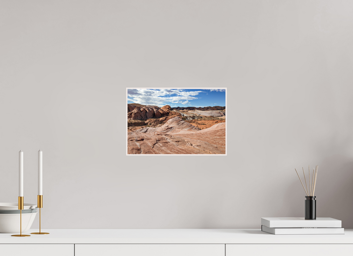 12 x 8″, Solid Wood Artbox Sandstone Formation at Fire Wave Trail