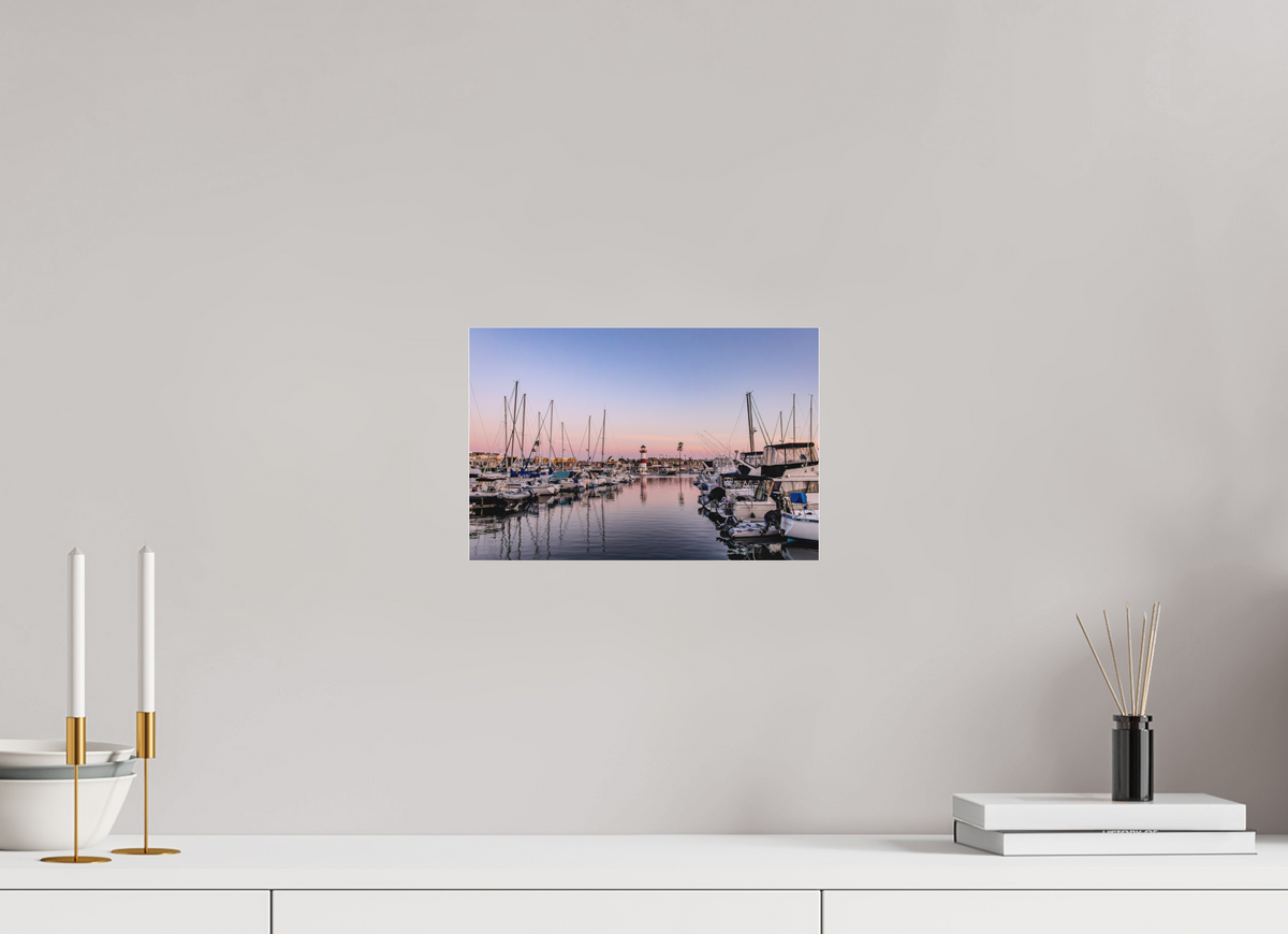 12 x 8″, Photo Print Under Matte Acrylic Glass The Oceanside Harbor