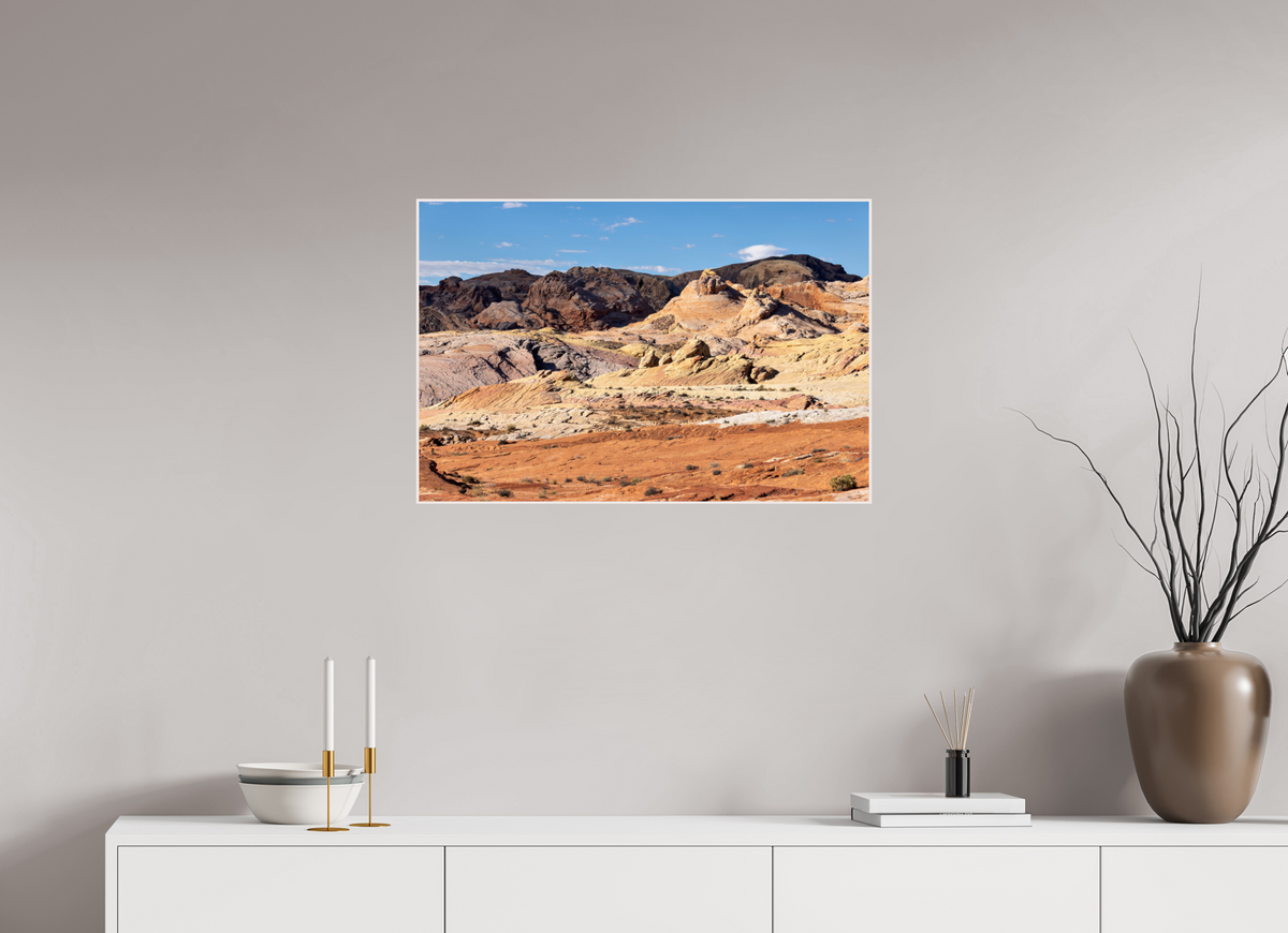 30 x 20″, Solid Wood Artbox Sandstone Formation at Fire Wave Trail