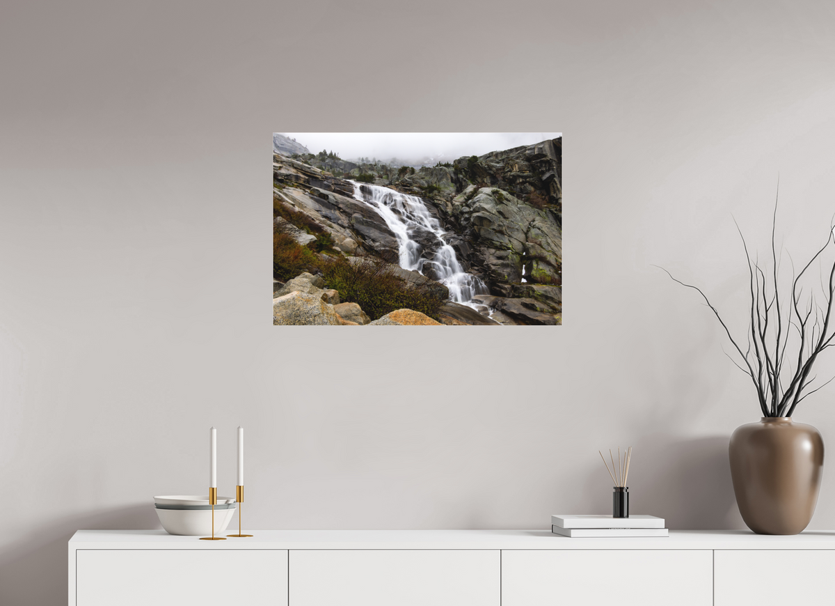 30 x 20″, Photo Print Under Matte Acrylic Glass Tokopah Falls
