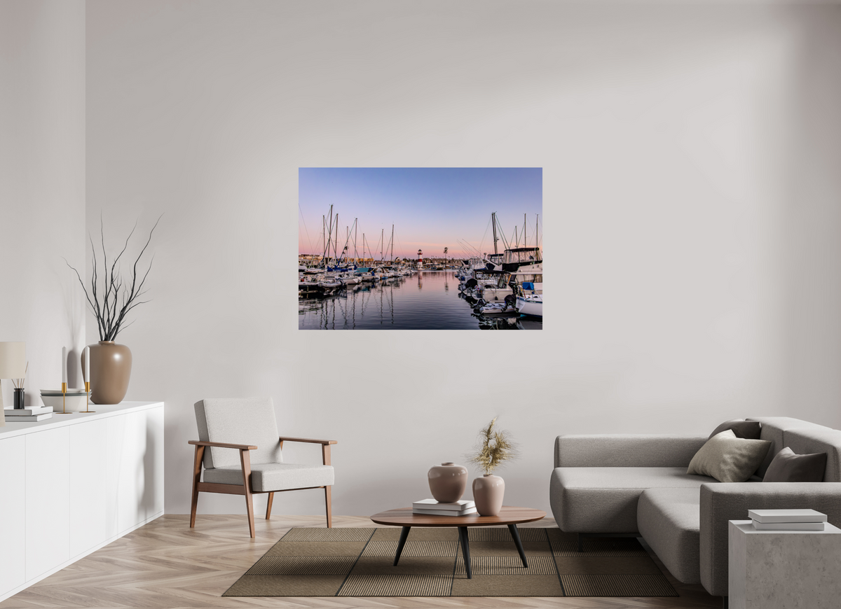 60 x 40″, ChromaLuxe HD Metal Print The Oceanside Harbor