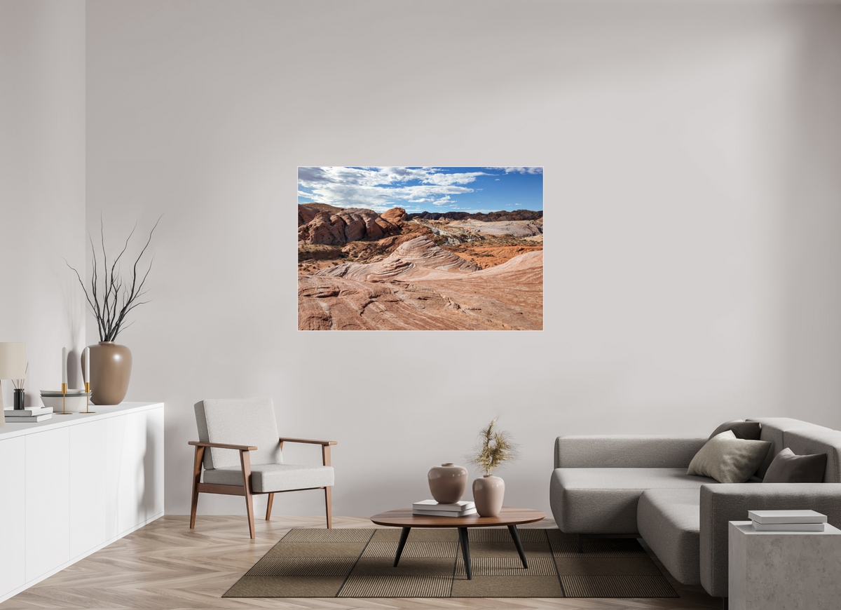 60 x 40″, Solid Wood Artbox Sandstone Formation at Fire Wave Trail