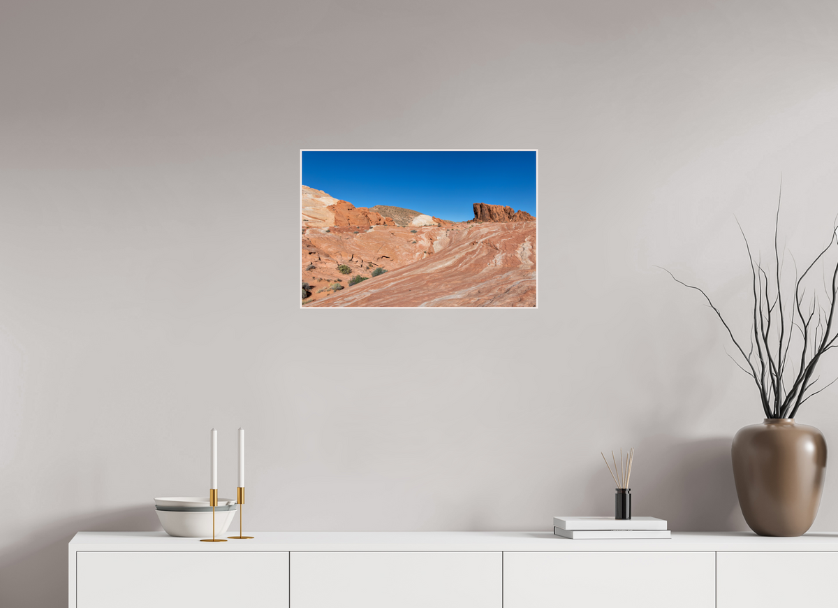 24 x 16″, Solid Wood Artbox Sandstone Formation at Fire Wave Trail