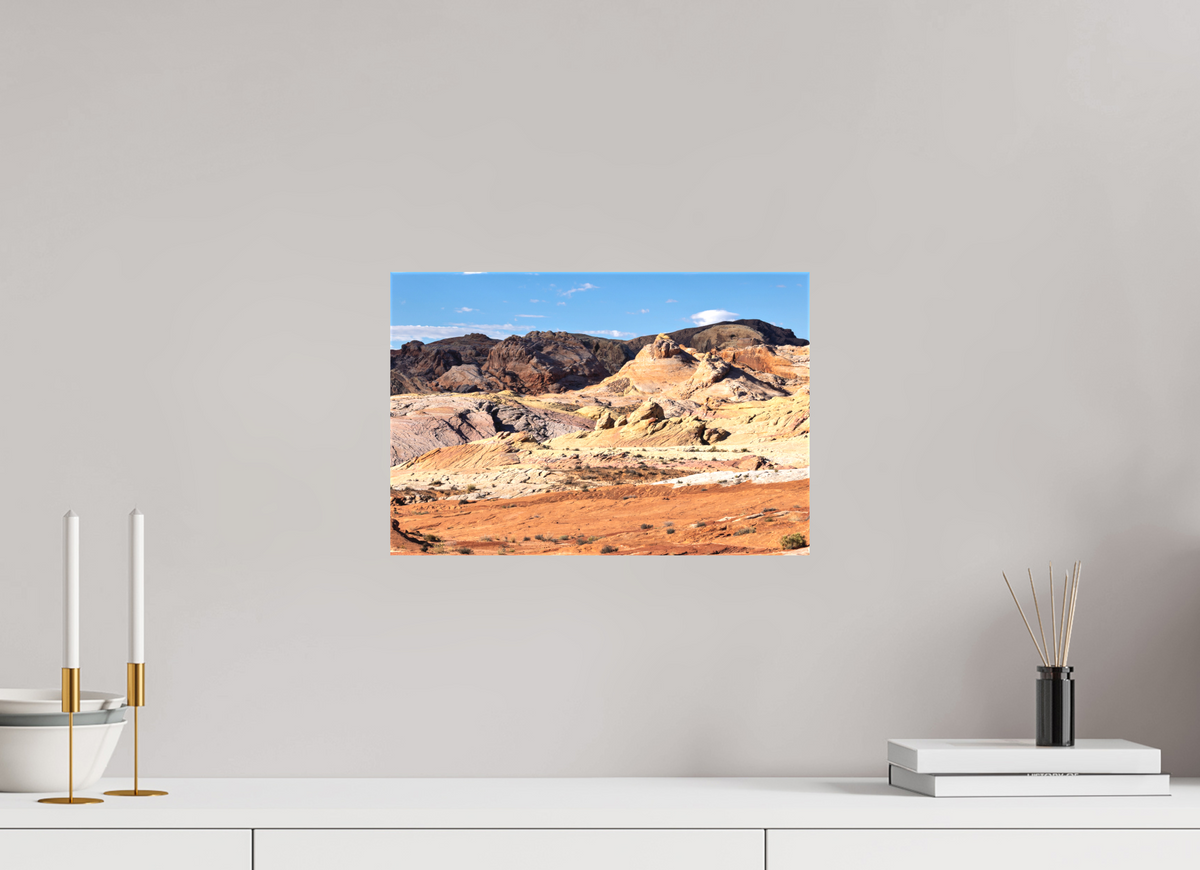 15 x 10″, Matte Canvas on Stretcher Frame Sandstone Formation at Fire Wave Trail