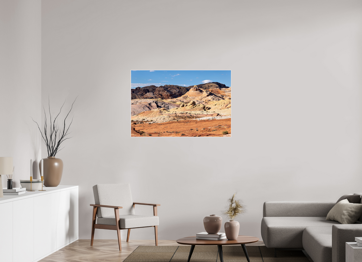 45 x 30″, Solid Wood Artbox Sandstone Formation at Fire Wave Trail