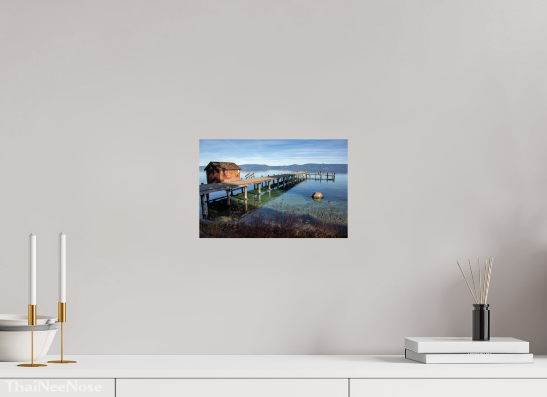 12 x 8″, ChromaLuxe HD Metal Print Lake Tahoe on the West Side