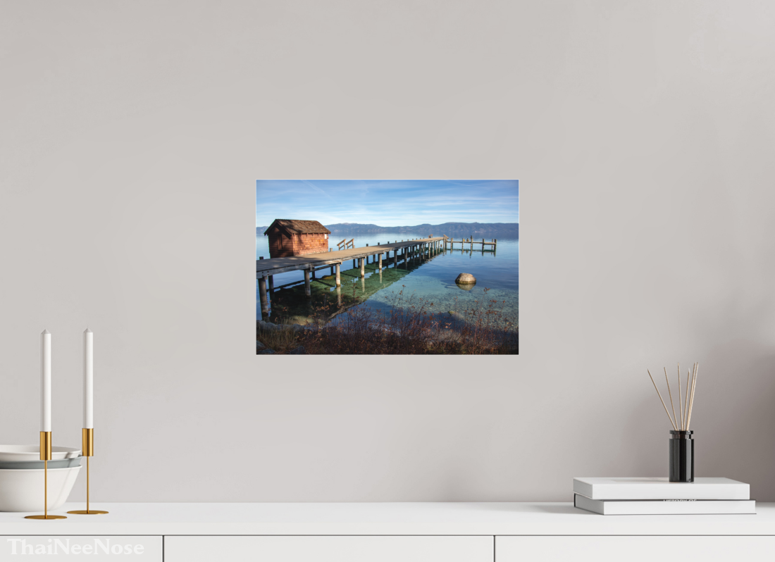 15 x 10″, Photo Print Under Matte Acrylic Glass Lake Tahoe on the West Side