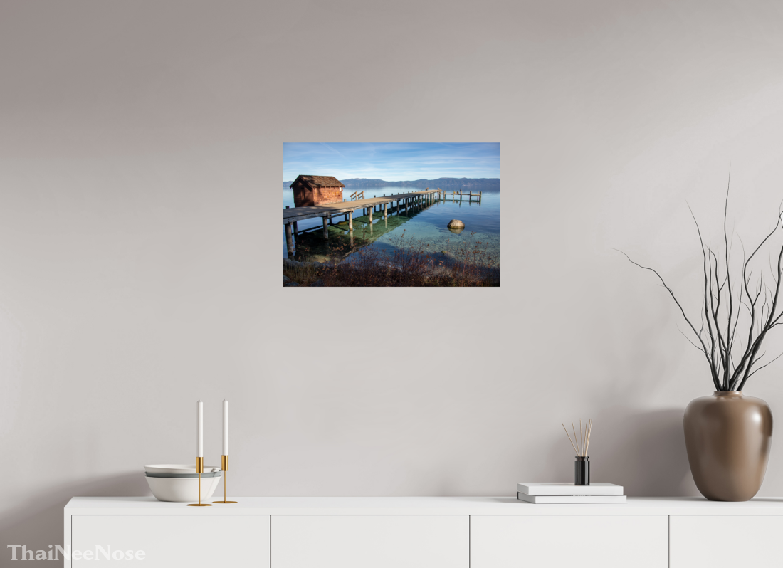 24 x 16″, Fine Art Print on Aluminum Dibond Lake Tahoe on the West Side