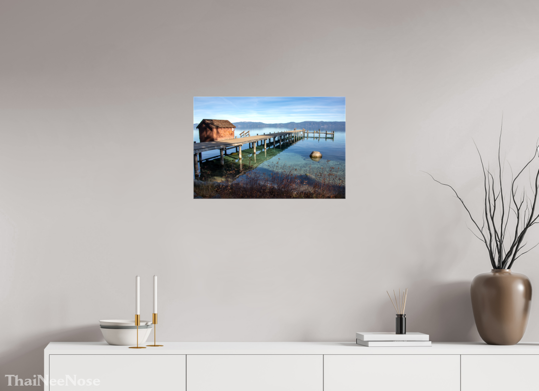 24 x 16″, Glossy Canvas on Stretcher Frame Lake Tahoe on the West Side