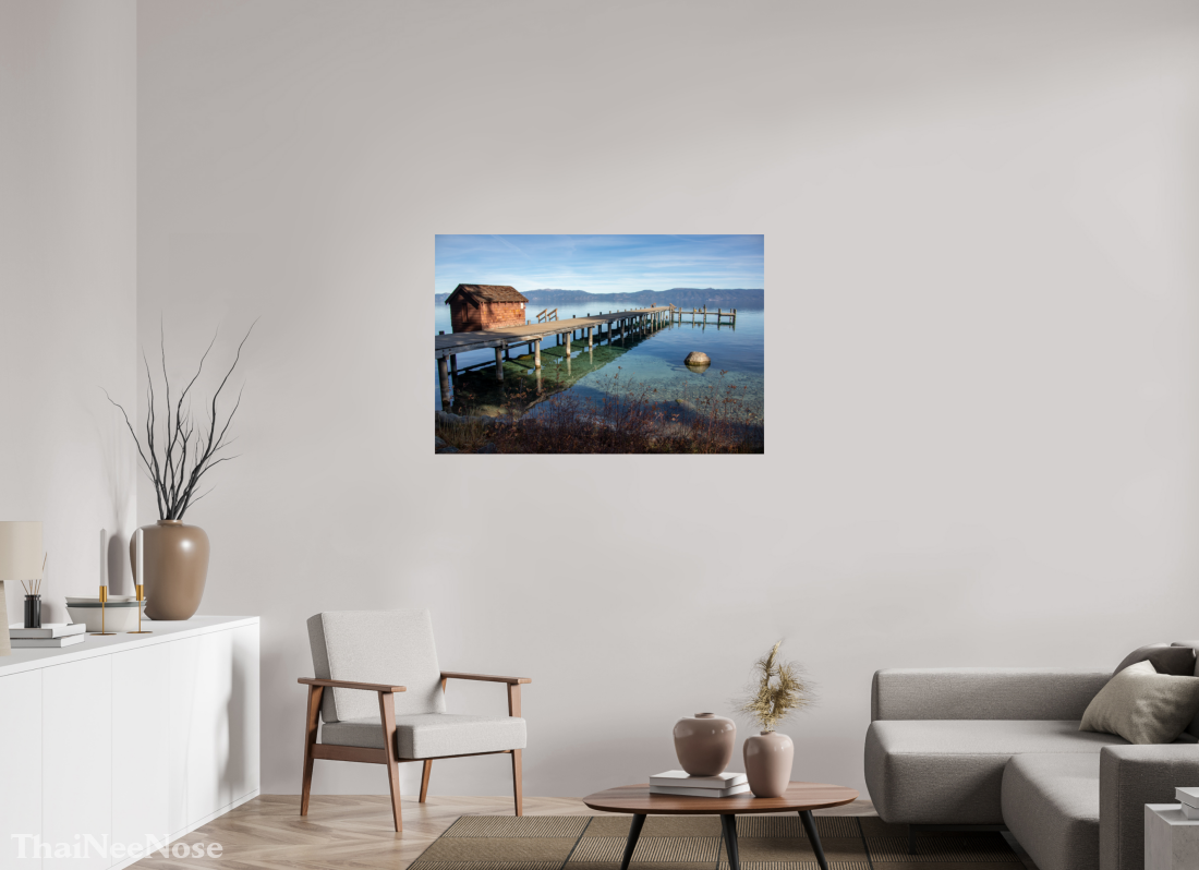 45 x 30″, Fine Art Print on Aluminum Dibond Lake Tahoe on the West Side