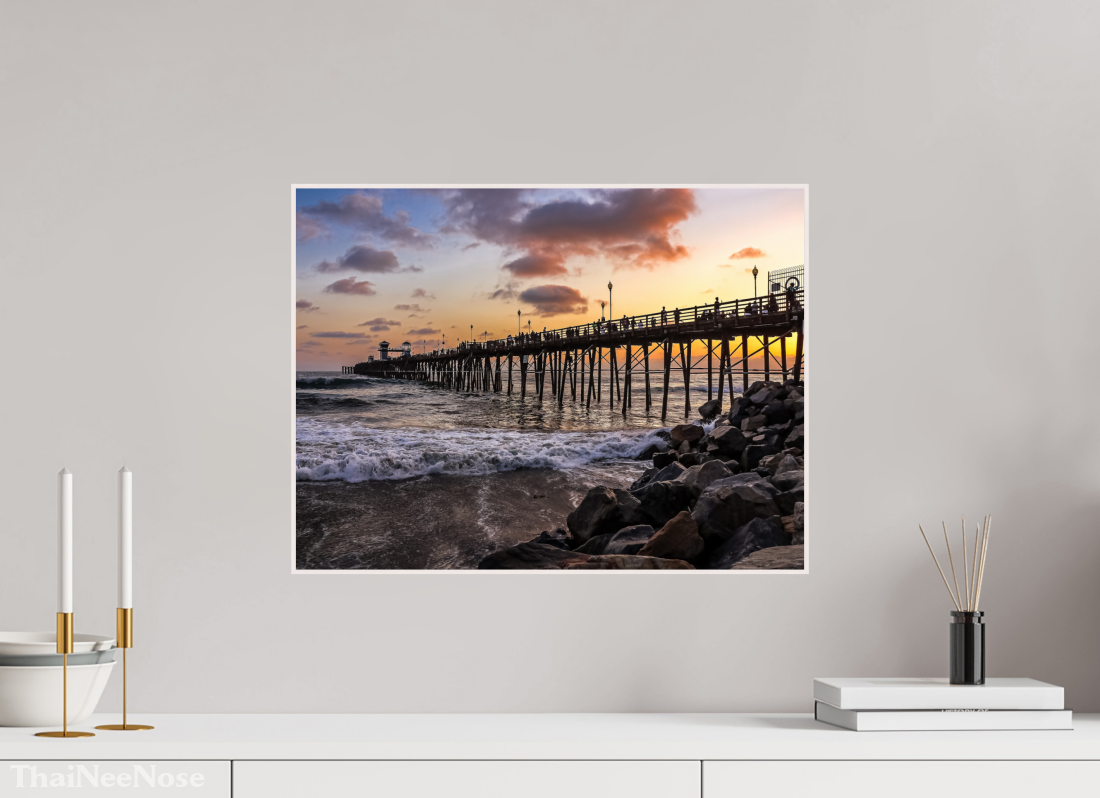 20 x 15″, Solid Wood Artbox The Oceanside Pier