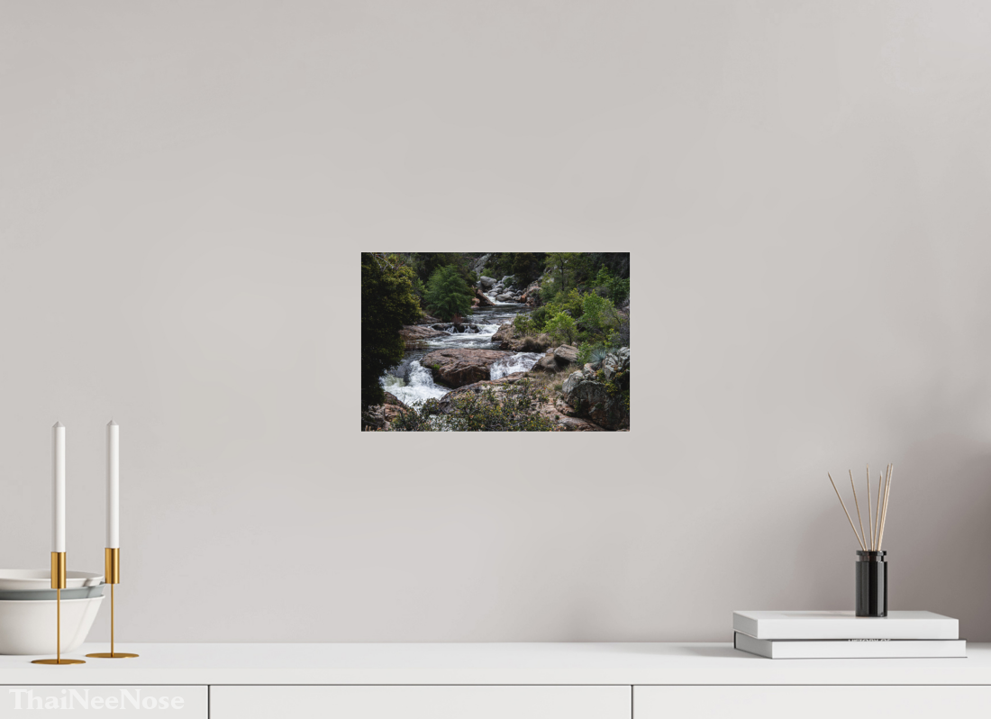 12 x 8″, Fine Art Pigment under Acrylic Glass Three Rivers Gateway to Sequoia National Park