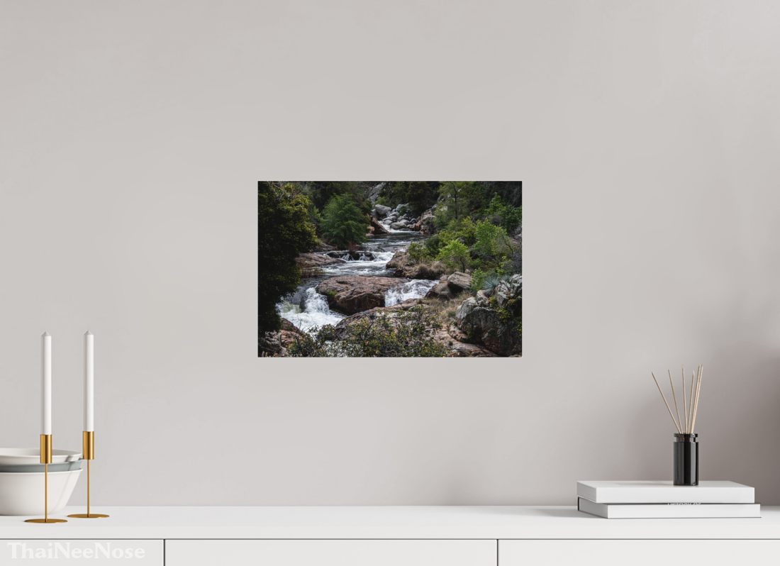 15 x 10″, Fine Art Pigment under Acrylic Glass Three Rivers Gateway to Sequoia National Park